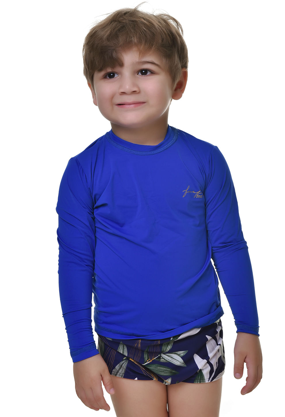 camiseta azul royal infantil